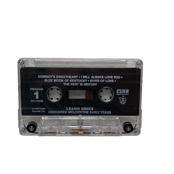 Leann Rimes Unchained Melody/The Early Years by Curb Records 1997 Cassette Tape - Picture 5 of 5